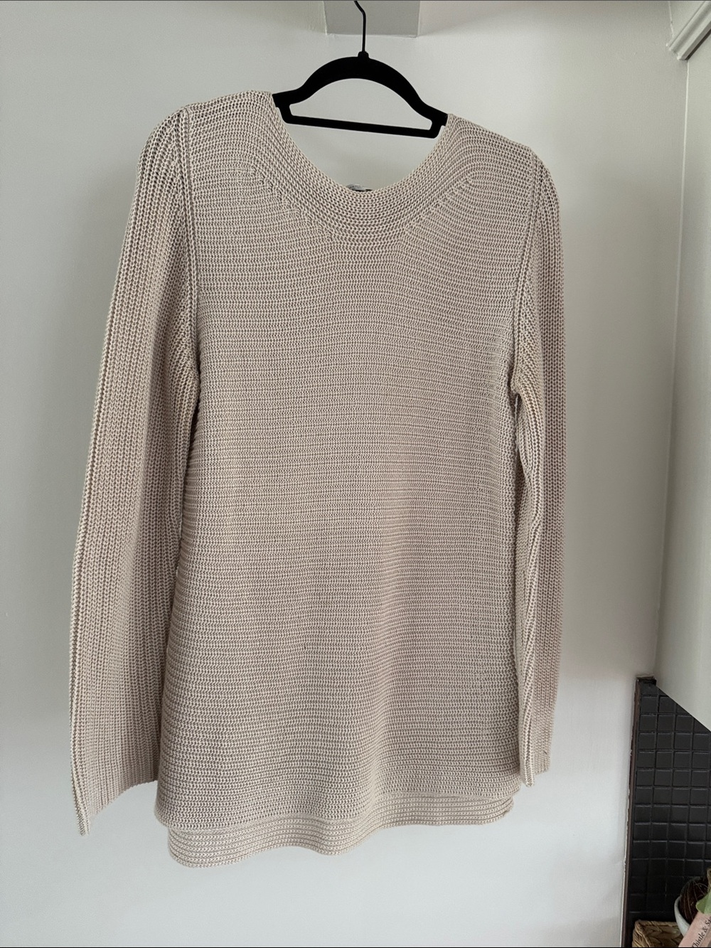 Everyday Cream Crewneck Knit Sweater